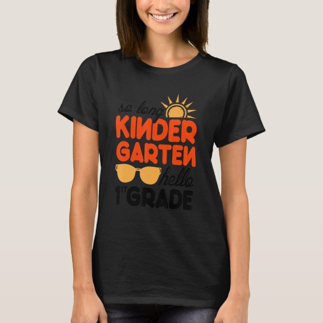 Camiseta Jardim de Infância Longo Alô, Professora 3 Da Clas (Frente)