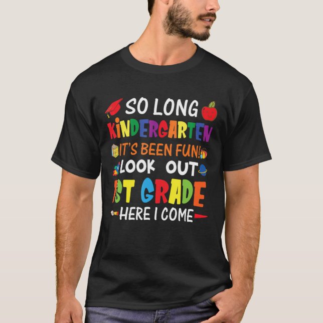 Camiseta Jardim de Infância Longo Olha 1rua Gradu (Frente)