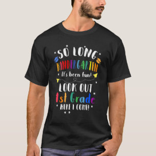 Camiseta Jardim de Infância Longo Olhe Para As 1 ruas Aqui