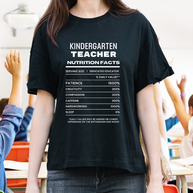 Camiseta Jardim de Infância - Nutrição de Professores Fala  (Criador carregado)