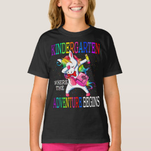 Camiseta Jardim De Infância Onde A Aventura Começa Unicó