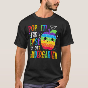 Camiseta Jardim de Infância Pop It Professor Boas-vindas à 
