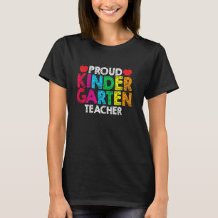 Camiseta Jardim de Infância Professora Educação de Vida Arc