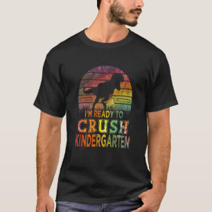 Camiseta Jardim de Infância Rainbow Girls Boys Equipe de Pr
