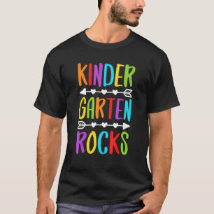 Camiseta Jardim De Infância Rocha De Volta Ao Professor