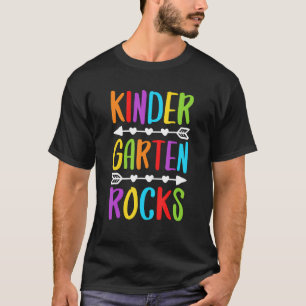 Camiseta Jardim De Infância Rocha De Volta Ao Professor