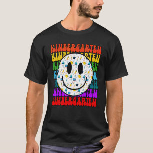 Camiseta Jardim de Infância Rosto Feliz Professor Rosto Fel