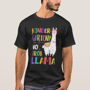 Camiseta Jardim De Infância Sem Prob Lama De Volta Ao Chá D