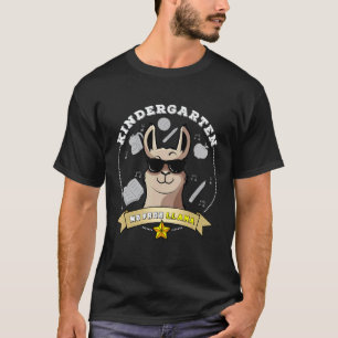 Camiseta Jardim de Infância Sem Problema Llama Kinder Garot