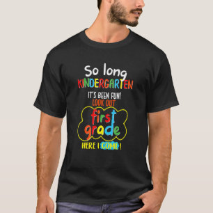 Camiseta Jardim de Infância Tão Longo Que Foi Divertido Olh