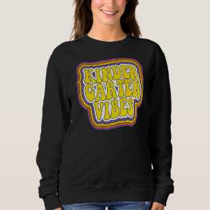 Camiseta Jardim De Infância Vibes Retro De Volta À Escola N