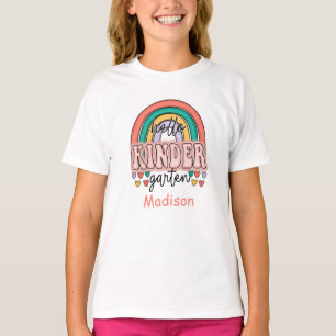 Camiseta Jardim de Infância Volta às Aulas Arco-íris Person