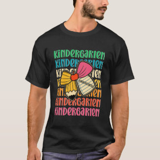 Camiseta Jardim de Infância Volta às Aulas Coquete Lápis Va