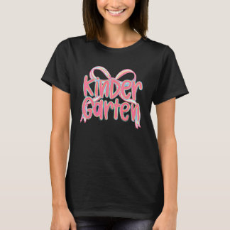 Camiseta Jardim de Infância Volta às Aulas Coquete Professo
