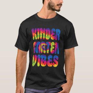 Camiseta Jardim De Infância Volta Para Professora De Tie Dy
