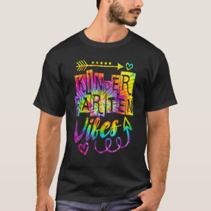 Camiseta Jardim De Infância Volta Para Professora De Tie Dy