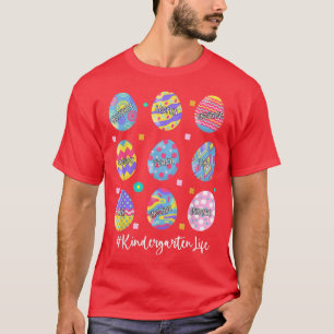 Camiseta Jardim de InfânciaMotivar Escutar Ensino Coelho Ov
