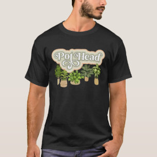 Camiseta Jardim de jardinagem das plantas de Pote retror