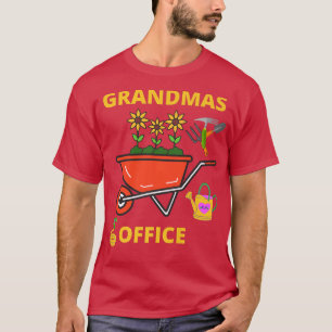 Camiseta Jardim de jardinagem engraçada do escritório de vo