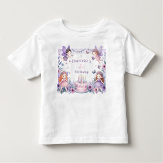 Camiseta Jardim de Leite Roxo Encantado - Aniversário