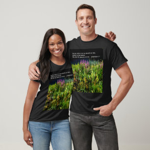 Camiseta Jardim de porco com 1 corintiano 3:7