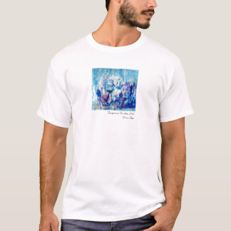 Camiseta Jardim de turquesa