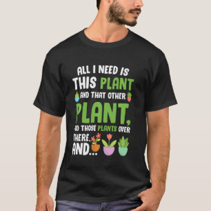 Camiseta Jardim Divertido Planta Senhora Jardineiros Lo
