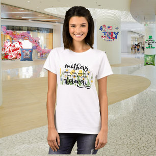 Camiseta "Jardim do Amor" do Dia das Mães