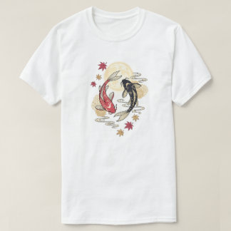 Camiseta Jardim do Espírito Koi Iluminado pela Lua
