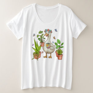 Camiseta Jardim do Ganso Energizado por Plantas e Café Vint