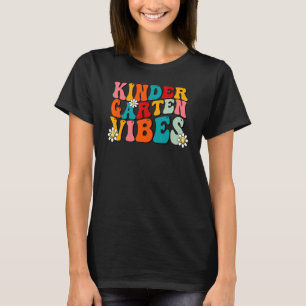 Camiseta Jardim do Infância Vibes Retro Kinder Crew Team 1r