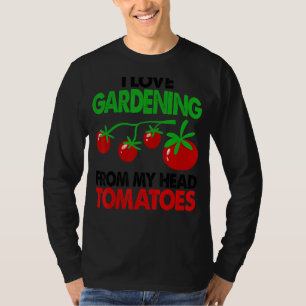 Camiseta Jardim do Jardim Adoro Jardinagem Da Minha Cabeça 