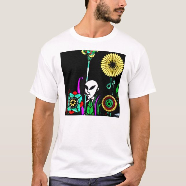 Camiseta Jardim do Spirograph (Frente)