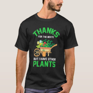 Camiseta Jardim Eu Tenho Outras Plantas Jardinagem Para Jar