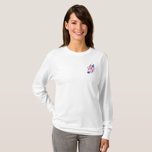 Camiseta Jardim Flor (Frente Completa)