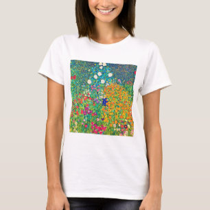 Camiseta Jardim Flor, Gustav Klimt