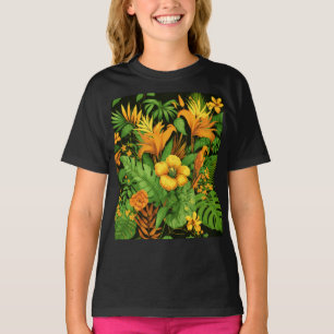 Camiseta Jardim Floral Flor Planta Verde Natureza