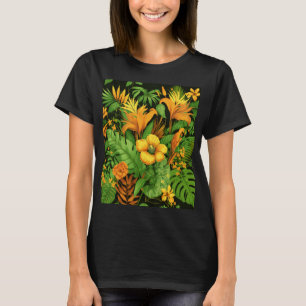 Camiseta Jardim Floral Flor Planta Verde Natureza