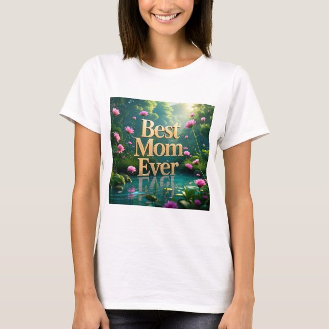 Camiseta Jardim Florestal Whimsso Para Dia de as mães (Frente)