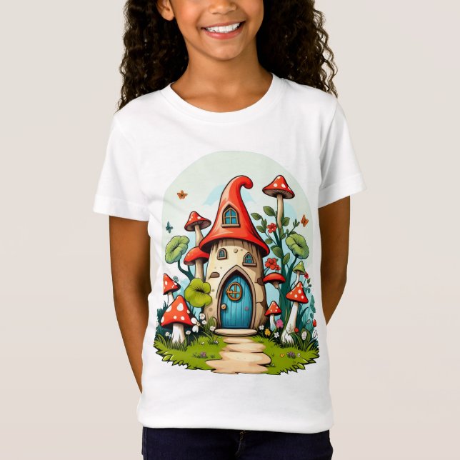 Camiseta Jardim Gnomo Whimsical (Frente)