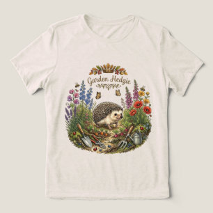 Camiseta Jardim Hedgie Fofinho Porquinho-da-índia Cottageco