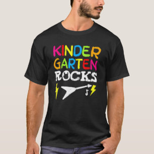 Camiseta Jardim Infantil: Pré-Escolar De Volta À Escola Cha