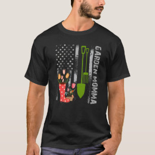 Camiseta Jardim Mamãe Jardinagem Flores Primavera Verão Par