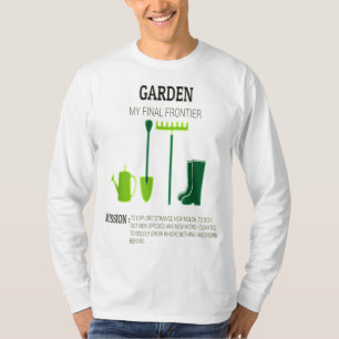 Camiseta Jardim Meu Design de Jardinagem Engraçado Fronteir