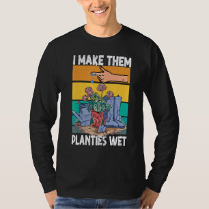 Camiseta Jardim, Molhei As Plantas, Tornei-As Molhadas