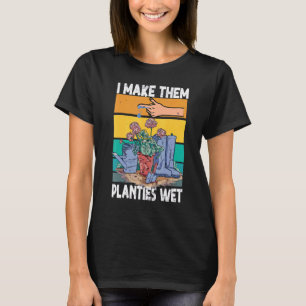 Camiseta Jardim, Molhei As Plantas, Tornei-As Molhadas