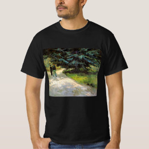 Camiseta Jardim Público com Casal por Vincent van Gogh