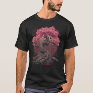 Camiseta Jardim Sakura Geisha Monte Fuji Cherry Bl