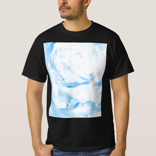 Camiseta Jardim Secreto - Azul (Frente)