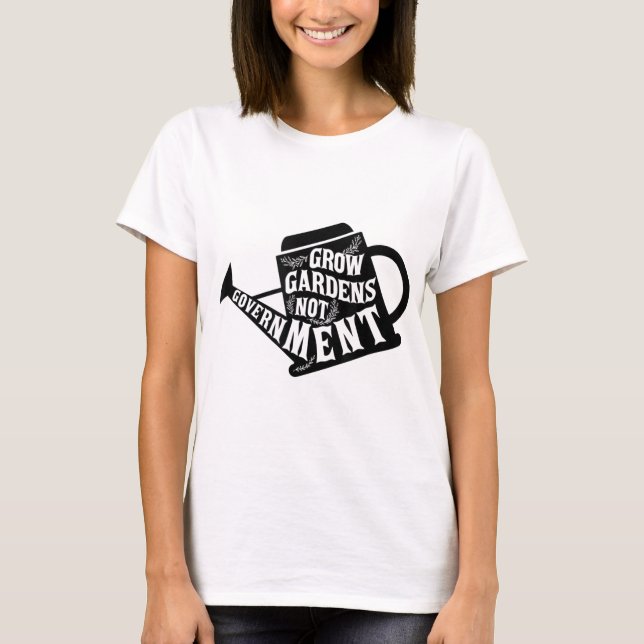 Camiseta Jardim sem Governo, com menos vegetação (Frente)